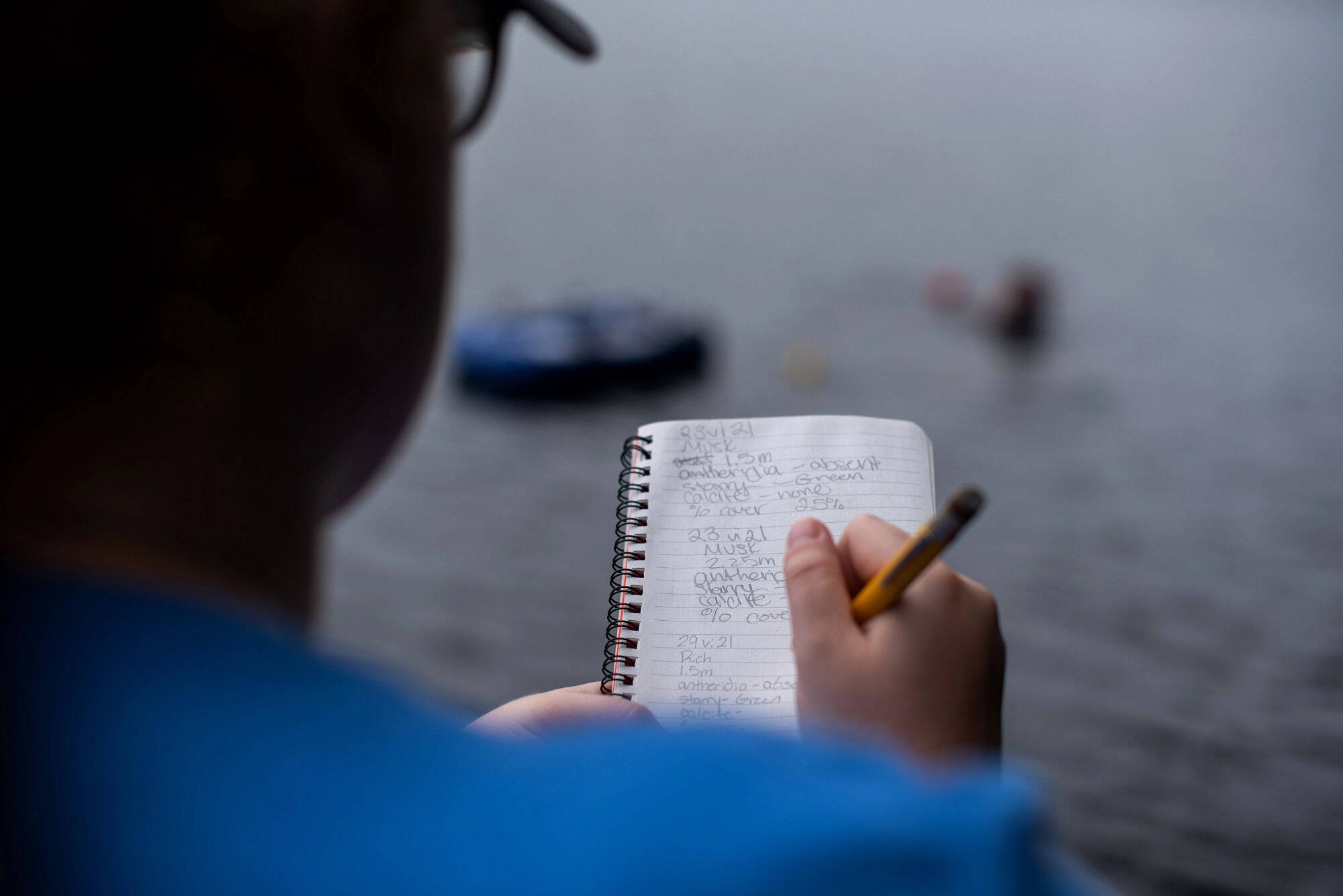 Taking notes during a study